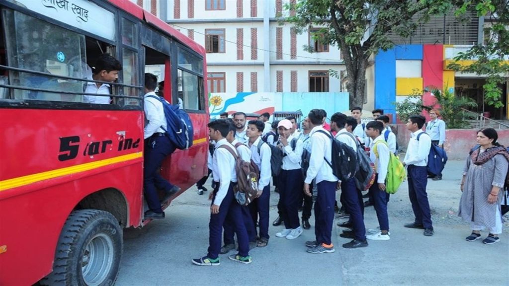 Government School Bus Ujjain