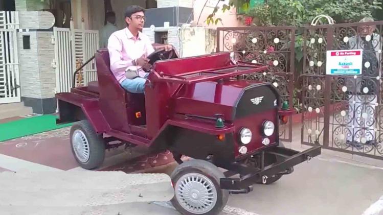 Himanshu Bhai Patel Electric Car 3